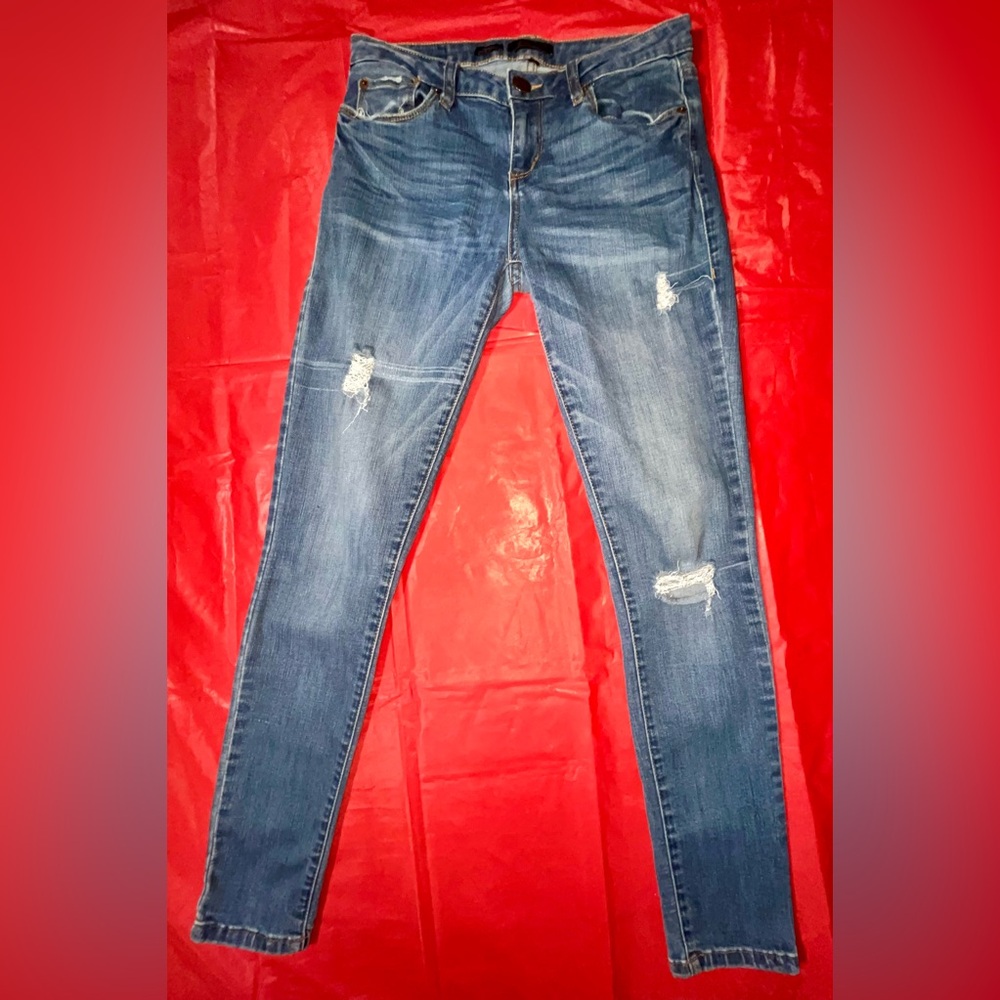 STS Blue Wo Sz 7 Distressed Megan Ankle Skinny Jeans